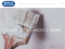 Tablet Screenshot of modestocolor.com